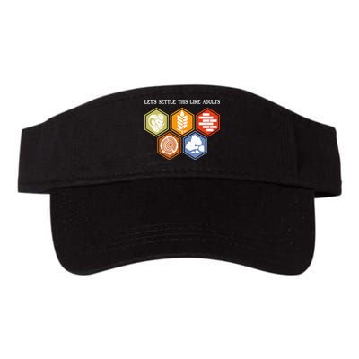 Let's Settle This Like Adults Tabletop Game Board Gaming Visor