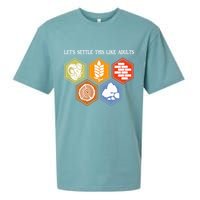 Let's Settle This Like Adults Tabletop Game Board Gaming Sueded Cloud Jersey T-Shirt