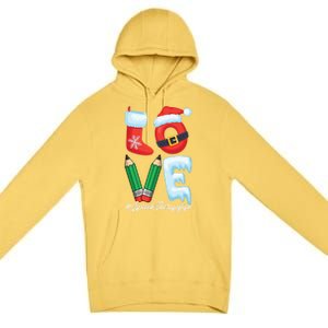 Love Speech Therapist Life Speech Therapy Slp Christmas Gift Premium Pullover Hoodie