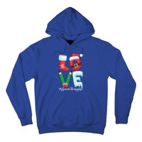 Love Speech Therapist Life Speech Therapy Slp Christmas Gift Hoodie