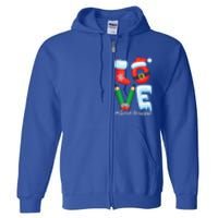 Love Speech Therapist Life Speech Therapy Slp Christmas Gift Full Zip Hoodie