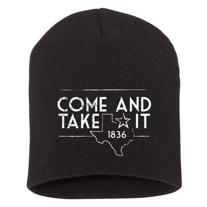 Lone Star Texas Come And Take It 1836 Short Acrylic Beanie