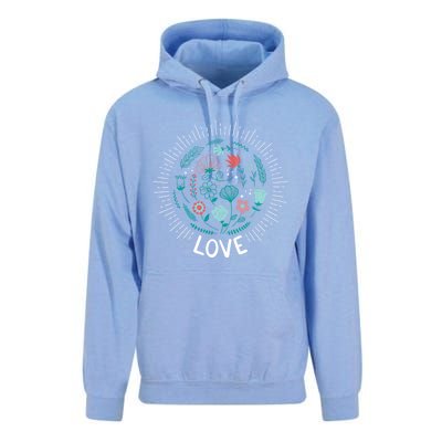 Love Save The Planet Mother Earth Environtalist Gift Unisex Surf Hoodie