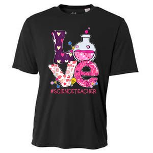 Love Science Teacher Valentine's Day Teacherlife Outfits Cooling Performance Crew T-Shirt