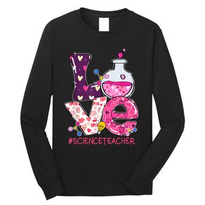 Love Science Teacher Valentine's Day Teacherlife Outfits Long Sleeve Shirt