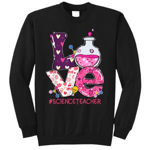 Love Science Teacher Valentine's Day Teacherlife Outfits Sweatshirt