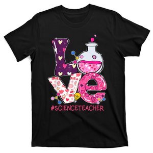 Love Science Teacher Valentine's Day Teacherlife Outfits T-Shirt