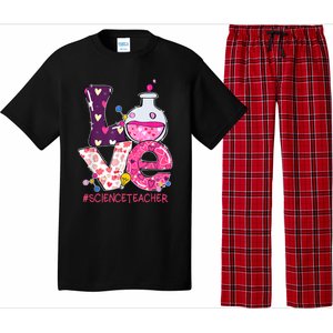 Love Science Teacher Valentine's Day Teacherlife Outfits Pajama Set