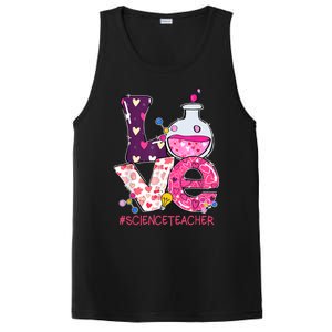 Love Science Teacher Valentine's Day Teacherlife Outfits PosiCharge Competitor Tank