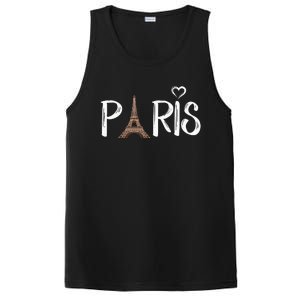 Love Sign The Eiffel Tower From Paris France PosiCharge Competitor Tank