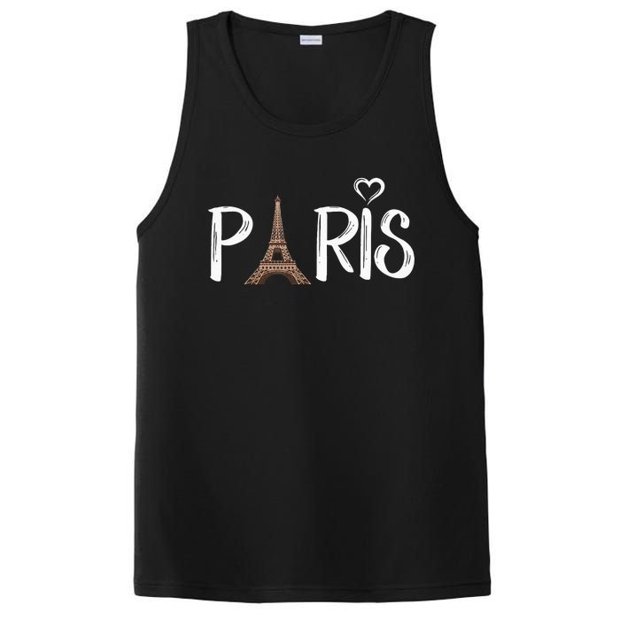 Love Sign The Eiffel Tower From Paris France PosiCharge Competitor Tank