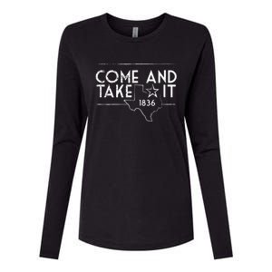 Lone Star Texas Come And Take It 1836 Womens Cotton Relaxed Long Sleeve T-Shirt