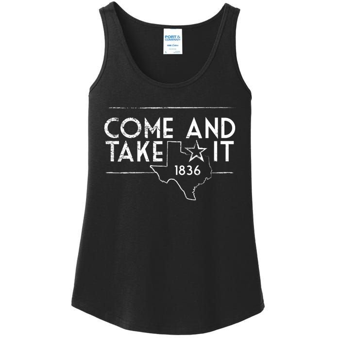 Lone Star Texas Come And Take It 1836 Ladies Essential Tank