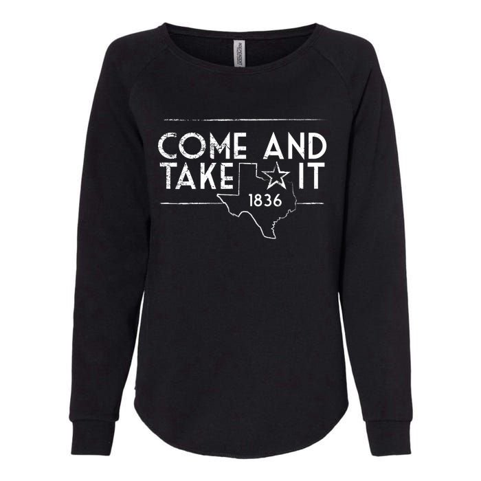 Lone Star Texas Come And Take It 1836 Womens California Wash Sweatshirt