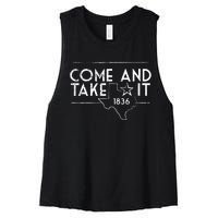 Lone Star Texas Come And Take It 1836 Women's Racerback Cropped Tank