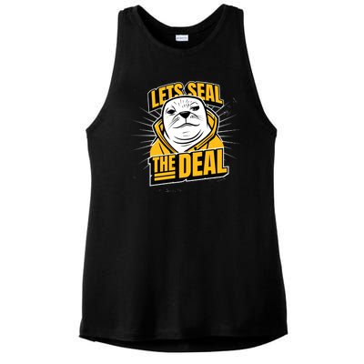 Lets Seal The Deal Ladies PosiCharge Tri-Blend Wicking Tank