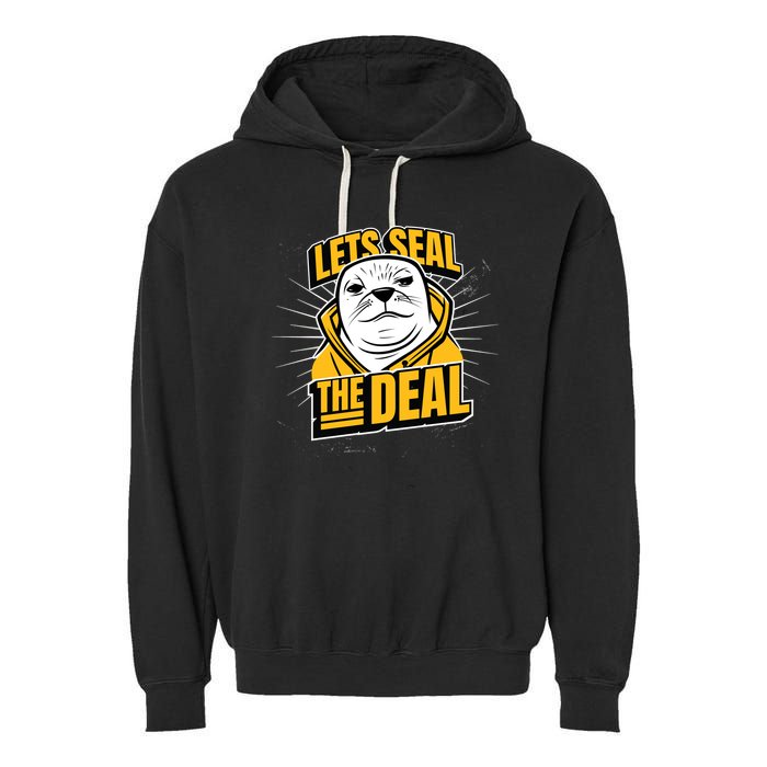 Lets Seal The Deal Garment-Dyed Fleece Hoodie