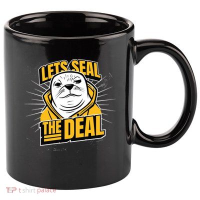 Lets Seal The Deal 11oz C Handle Ceramic Mug