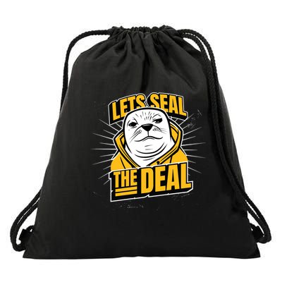 Lets Seal The Deal Drawstring Bag