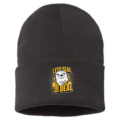 Lets Seal The Deal Sustainable Knit Beanie