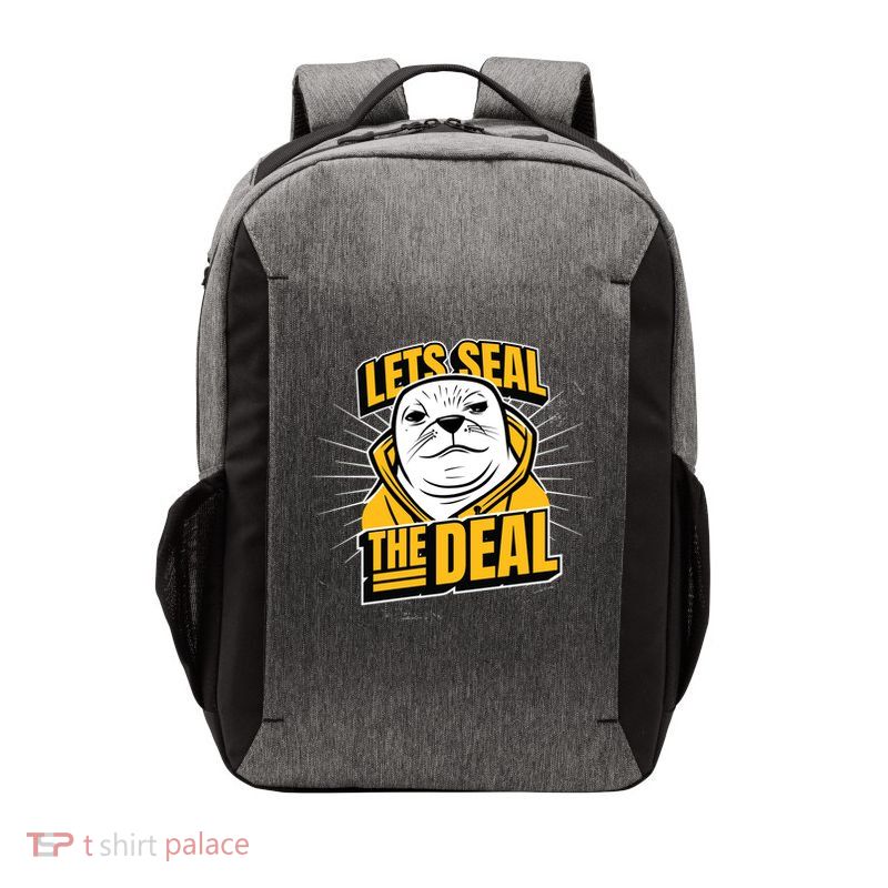 Lets Seal The Deal Vector Backpack