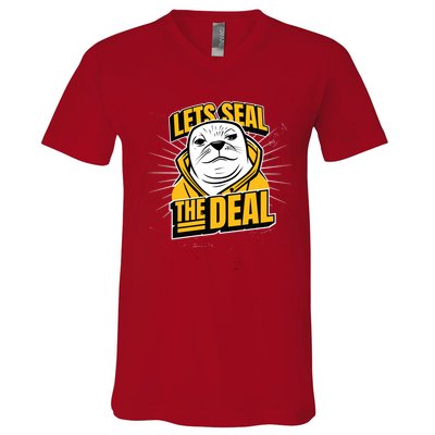 Lets Seal The Deal V-Neck T-Shirt