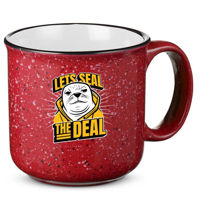 Lets Seal The Deal 15oz Campfire Ceramic Mug