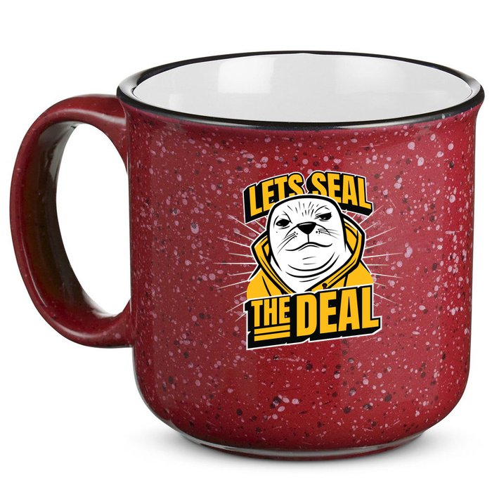 Lets Seal The Deal 15oz Campfire Ceramic Mug
