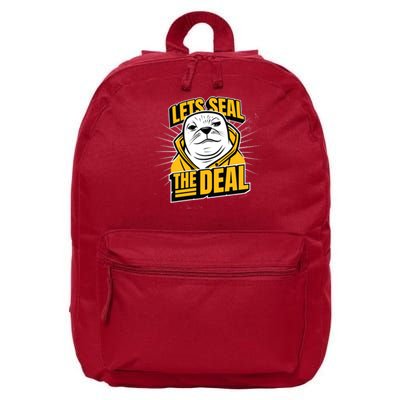 Lets Seal The Deal 16 in Basic Backpack