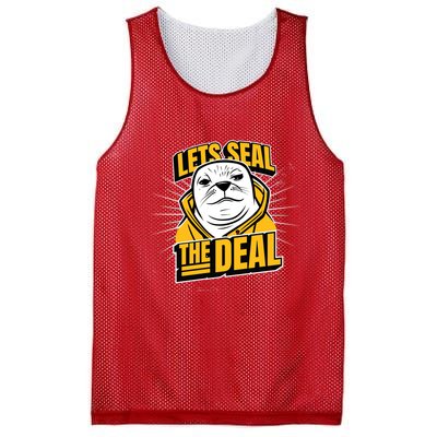 Lets Seal The Deal Mesh Reversible Basketball Jersey Tank