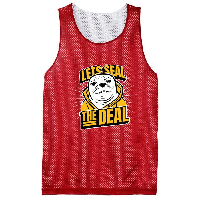 Lets Seal The Deal Mesh Reversible Basketball Jersey Tank