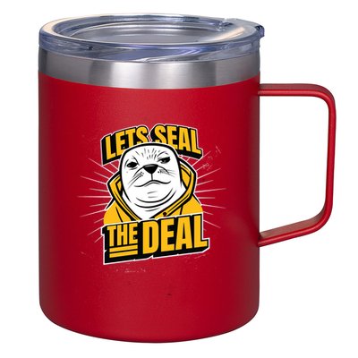 Lets Seal The Deal 12oz Stainless Steel Coffee Mug