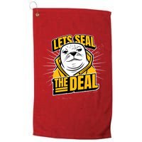 Lets Seal The Deal Golf Towel