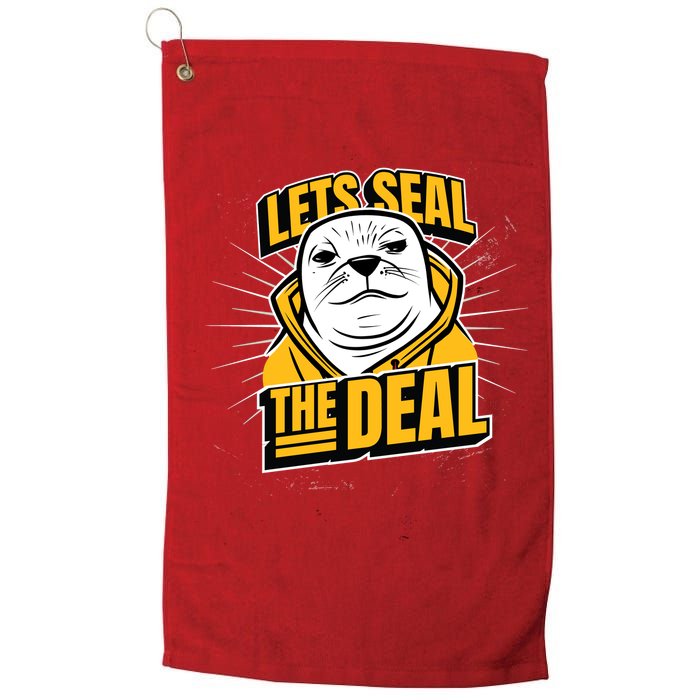 Lets Seal The Deal Golf Towel
