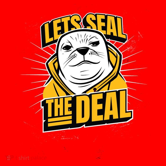 Lets Seal The Deal Zip Tote Bag