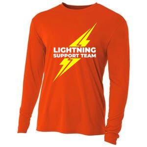 Lightning Support Team Ll Gift Cooling Performance Long Sleeve Crew