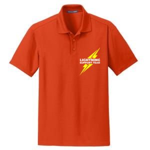 Lightning Support Team Ll Gift Dry Zone Grid Polo