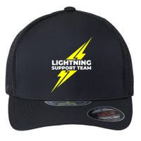 Lightning Support Team Ll Gift Flexfit Unipanel Trucker Cap