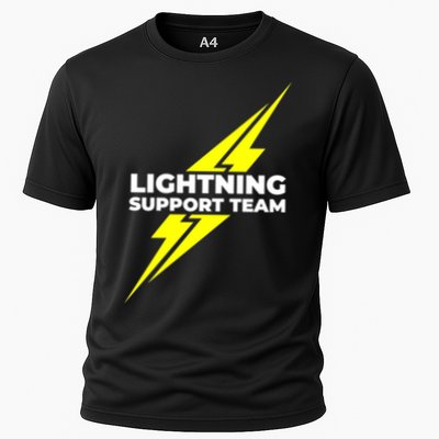 Lightning Support Team Ll Gift Cooling Performance Crew T-Shirt