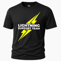 Lightning Support Team Ll Gift Cooling Performance Crew T-Shirt