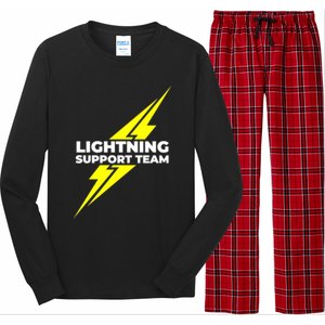 Lightning Support Team Ll Gift Long Sleeve Pajama Set