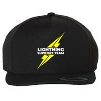 Lightning Support Team Ll Gift Wool Snapback Cap