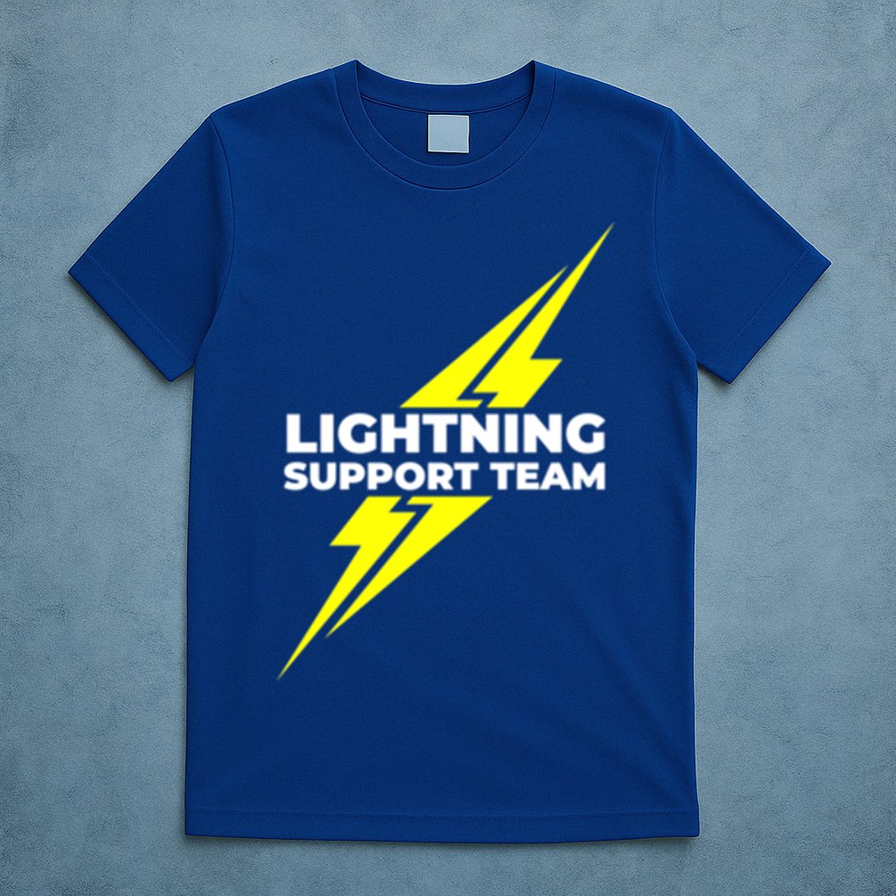 Lightning Support Team Ll Gift T-Shirt