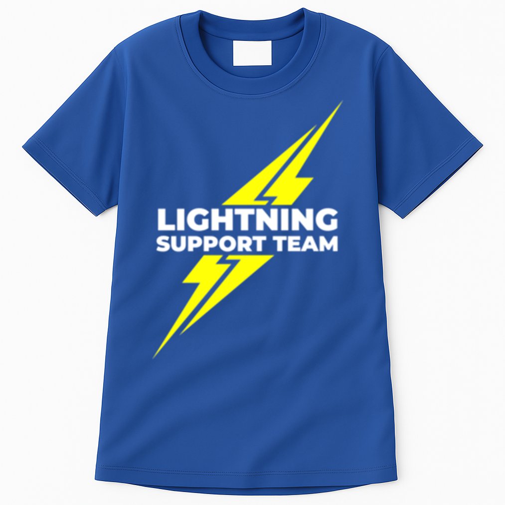 Lightning Support Team Ll Gift Tall T-Shirt