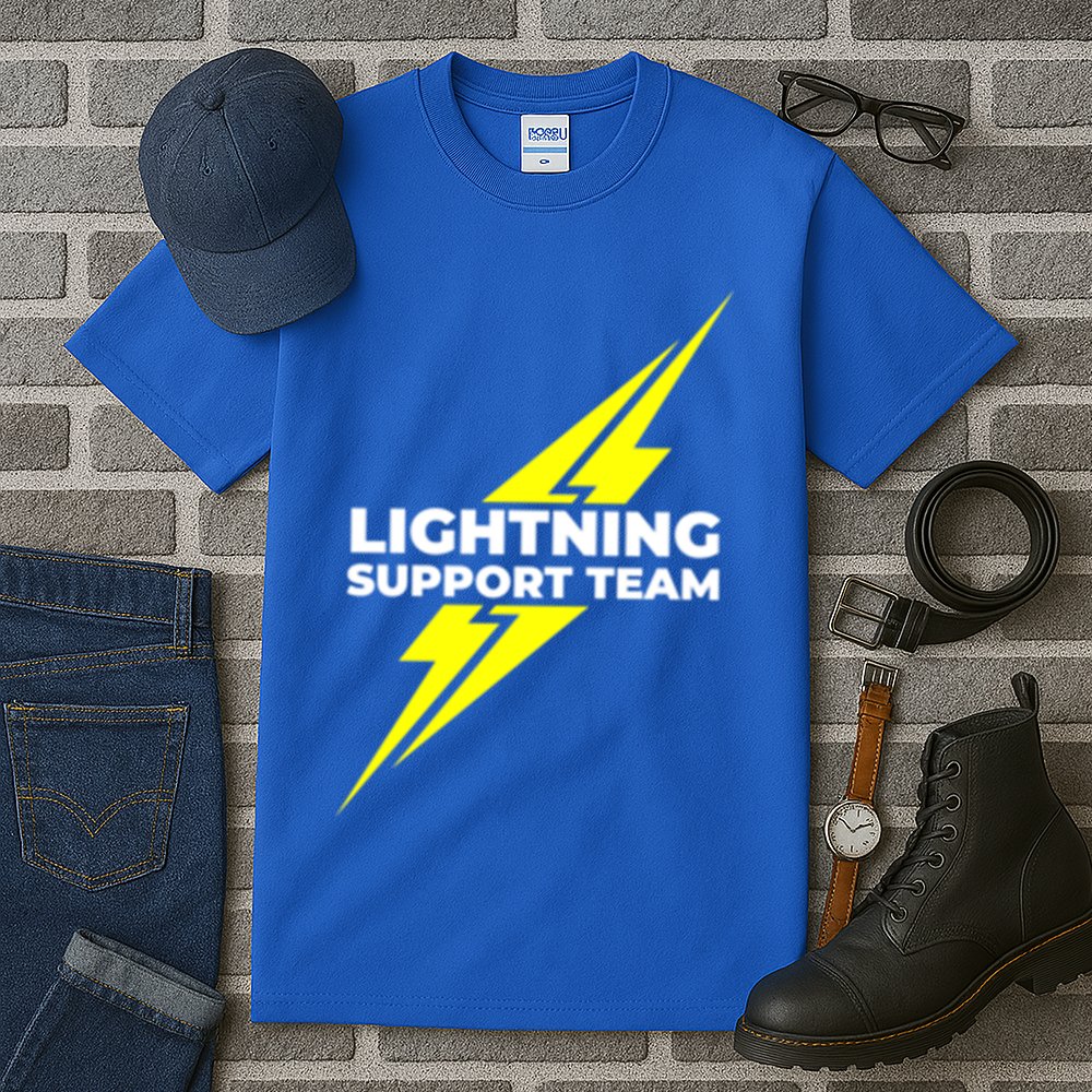 Lightning Support Team Ll Gift Tall T-Shirt