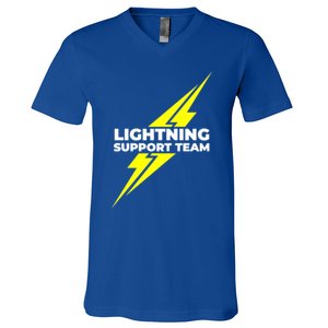 Lightning Support Team Ll Gift V-Neck T-Shirt