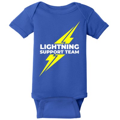 Lightning Support Team Ll Gift Baby Bodysuit
