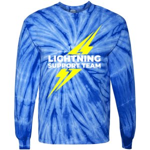 Lightning Support Team Ll Gift Tie-Dye Long Sleeve Shirt