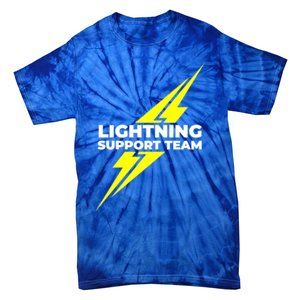 Lightning Support Team Ll Gift Tie-Dye T-Shirt