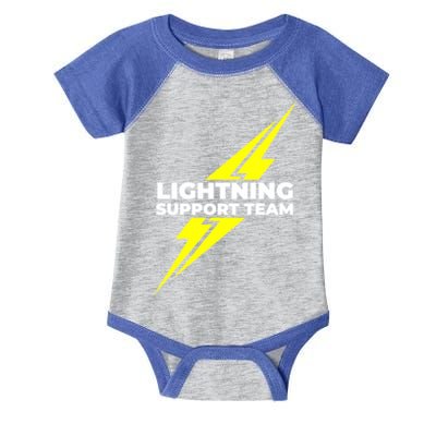 Lightning Support Team Ll Gift Infant Baby Jersey Bodysuit